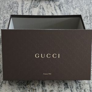 Gucci Dark Brown Embossed Box